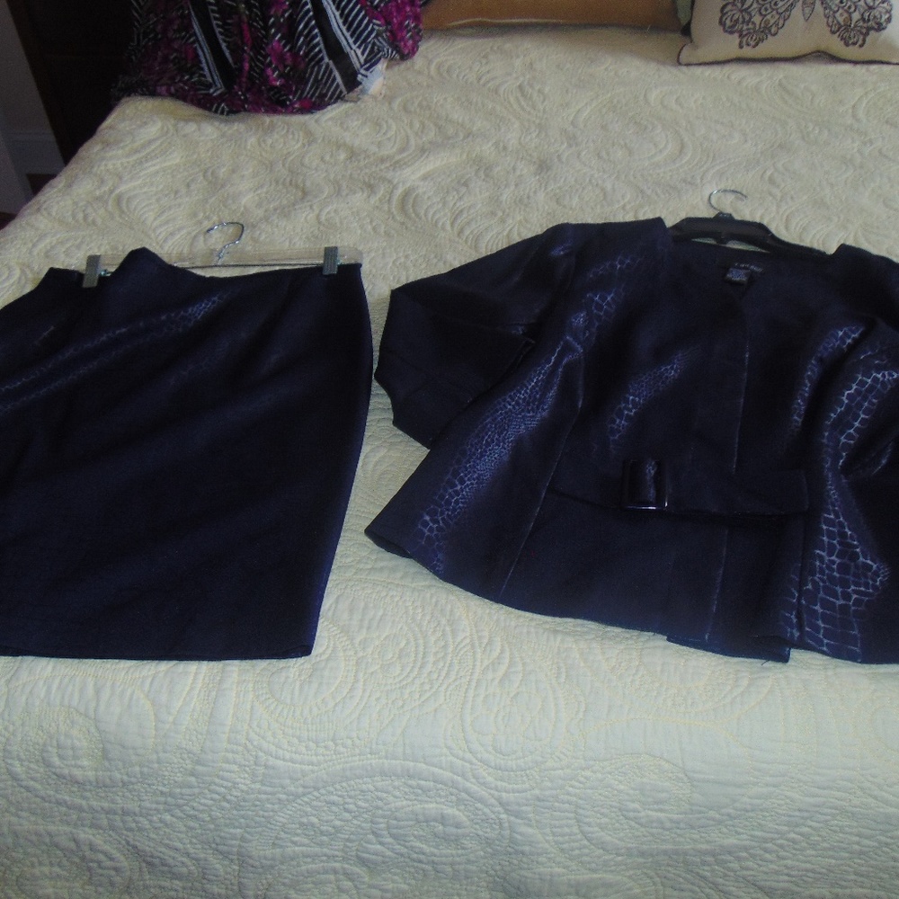 SET NAVY SKIRT